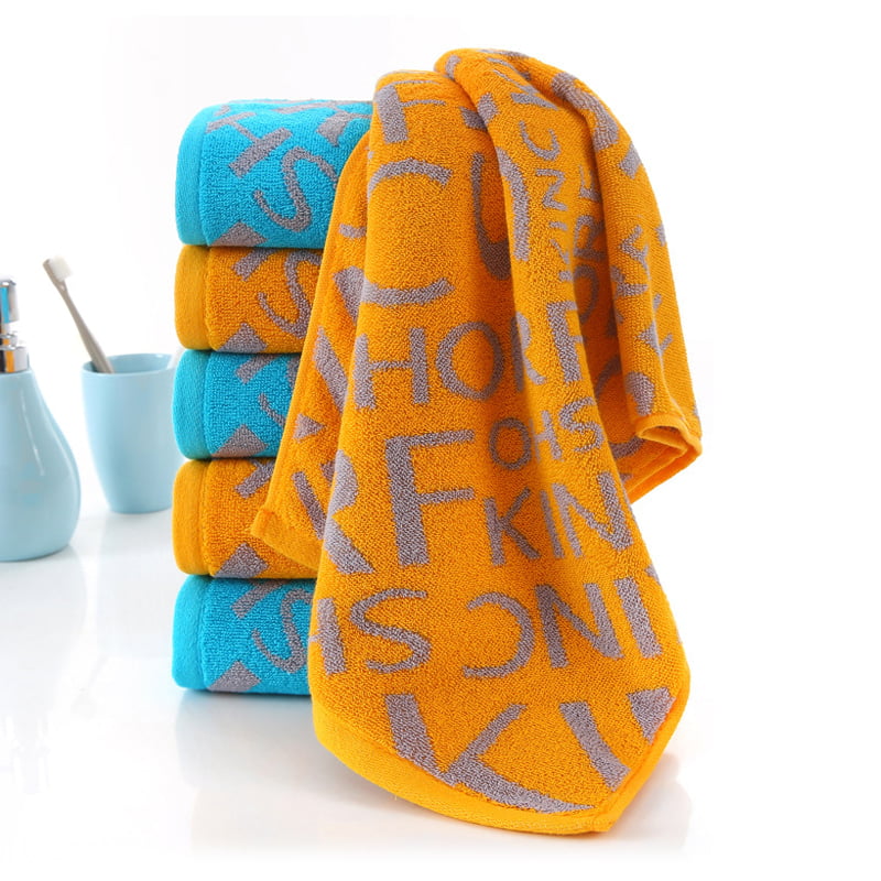 Anpassad bomull Jacquard ansiktshandduk med logotyp